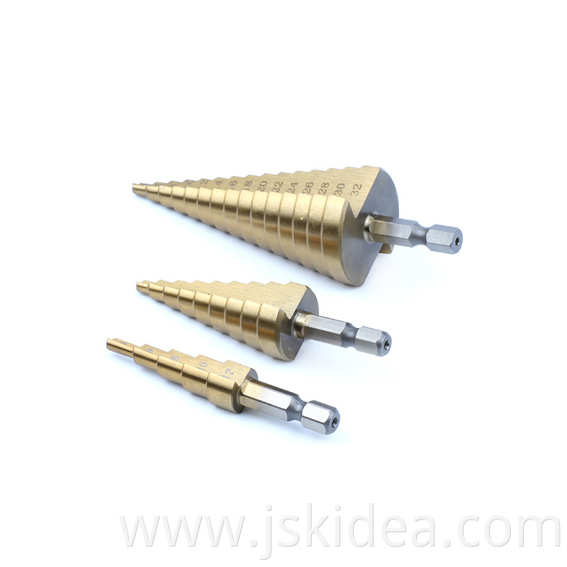 Titanium Step Drill Bit